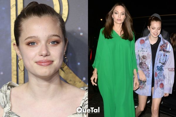 Se viraliza foto de Shiloh Pitt con el pelo largo